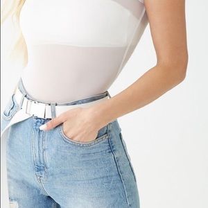 Sheer Cream Out From Under Top, Never Worn